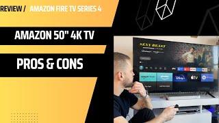 Amazon Fire TV 50-inch 4-series 4K UHD smart TV review. Should you buy pros / cons