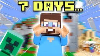 Can I Build A LEGO Minecraft World in 7 DAYS???