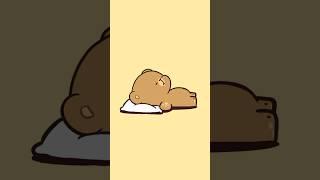 Mocha’s belly  #shorts #milkmocha #milkandmocha #milkmochabear #bears #animation #cuteanimation