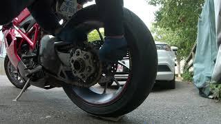 DUCATI 1098 S  CHAIN ADJUSTMENT