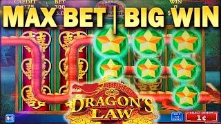 Max Bet Dragons Law Slot Machine Big Win Konami Slots