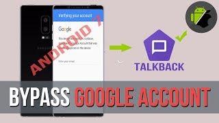 Bypass FRP Google account all Samsung devices (Android 7) by TalkBack method