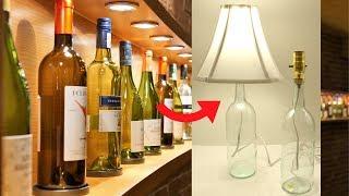 How To Turn A Wine Bottle Into A Lamp | DIY No Need To Cry
