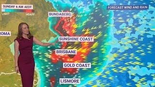 Analysis: Wind speeds ‘noticeably increase’ as ex-Cyclone Alfred crosses the coast