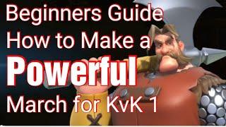 Beginners Guide - How to make a Powerful March!