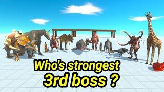 Who is strongest 3rd boss faction animal revolt battle simulator (shorted by price)