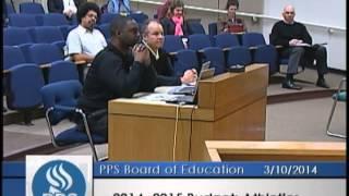 Board of Education - Study Session - March 10, 2014