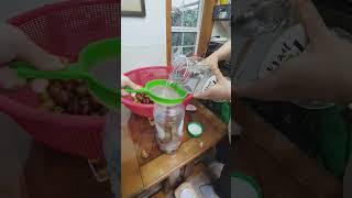 집에서 만드는 사과담금주  #산골감나무집