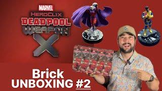 HEROCLIX Marvel’s Deadpool Weapon X Brick Unboxing #2