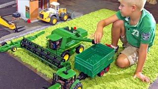 Bruder Tractors for KIDs, BIG Farm World!