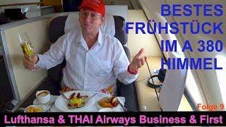 Lufthansa First & Business Class | Bestes Frühstück im A380 Himmel | Der HON PrivateJet