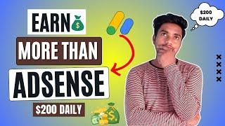 High-Paying Google AdSense Alternative  High CPC Instant Approval AdSense Alternative 