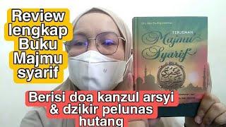 Review lengkap buku Majmu syarif berisi doa kanzul arsyi n dzikir mustajab