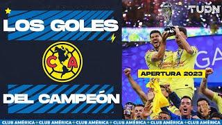 ¡LOS GOLES DEL  AMÉRICA CAMPEÓN  EN EL APERTURA 2023!  | TUDN