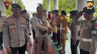 TRADISI PENYAMBUTAN DANSAT BRIMOB POLDA PAPUA