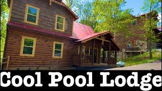 Cool Pool Lodge Luxury Plus Cabin  In The Great Smoky Mountains American Patriot Getaways’ Property