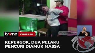 Kepergok Warga saat Beraksi, Dua Pelaku Curanmor Babak Belur | Kabar Pagi tvOne