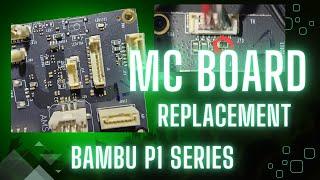 P1 Series MC Board Replacement Video - HMS Error 0500_0300_0001_0002 #3dprinting #bambulab #bambu