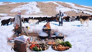 Shepherd life in the Coldest Village of Afghanistan -70° C