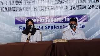 Pilkada Banyuwangi, Yusuf-Riza Nomor 1, Ipuk-Sugirah Nomor 2