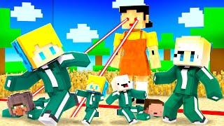 Ukri und Billy Familie in SQUID GAME Minecraft Challenge!