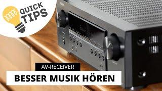 5 Tipps für eine bessere Musikwiedergabe am AV-Receiver