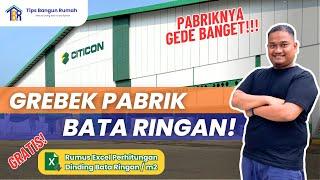 Grebek Pabrik Bata Ringan lihat langsung proses buatnya! Apa Kelebihan & Kekurangan Bata Ringan?