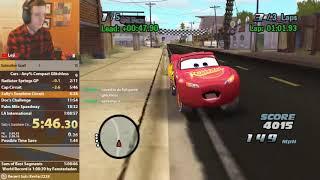 Cars | Compact Glitchless Speedrun World Record in 1:08:23