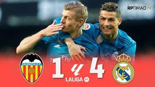 Valencia 1 x 4 Real Madrid ● La Liga 17/18 Extended Goals & Highlights ᴴᴰ