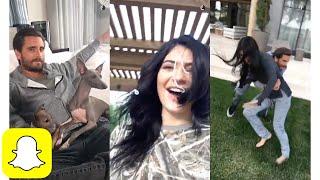 Kylie Jenner w/ Kourtney and Scott on Snapchat | Kylie Snaps