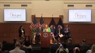 2025 Virginia Teacher of the Year Announcement and Celebration