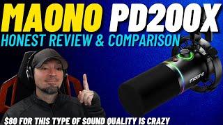 Maono PD200X Review And Sound Comparison | PD200X VS SM7B VS PD400X