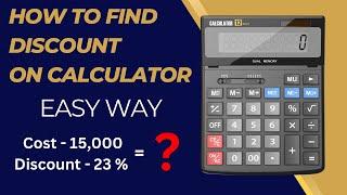 How To Find Out Product Discount Percentage On Calculator Easy Way Malayalam | Zeeshan Techy