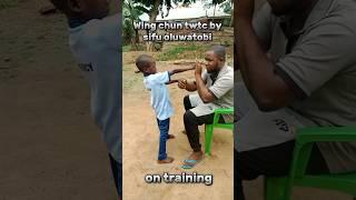 Young ones on wing chun twtc by sifu oluwatobi #kung_fu_lessons #kungfu #wingchunmaster #martialarts