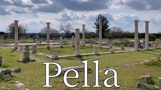 Ancient Pella, Pella, Greece - by drone [4K]. #ancientgreece