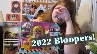 Happy Holidays! Bananasmom 2022 BLOOPERS - Bratz Flea Market Doll Reviews!