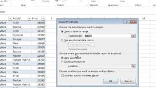 Excel 2013 Tutorial 20: Pivot Tables