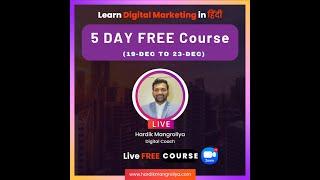 Day 3 - Facebook Ads - 5 Day Digital Marketing Course Online