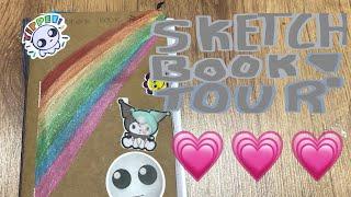 First Sketchbook Tour!  | Lots of yapping | re-uploaded | KayleyDrawz ~ 