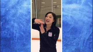 Mirai Nagasu and Alex Johnson Work on Dave Lease's Spiral