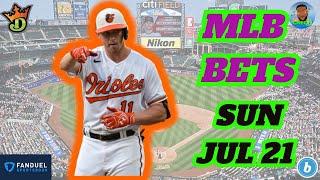 MLB Picks Today 7/21/2024 | FREE MLB Best Bets | CHEF D