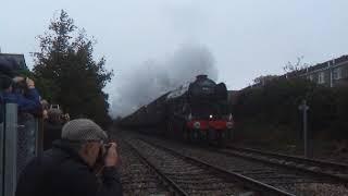 Flying Scotsman through Redruth 2018