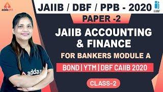 JAIIB Accounting & Finance For Bankers Module A | Bond | YTM | DBF CAIIB 2020 (Class 2)