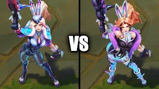 Admiral Battle Bunny Miss Fortune vs Battle Bunny Miss Fortune Skins Comparison (League of Legends)