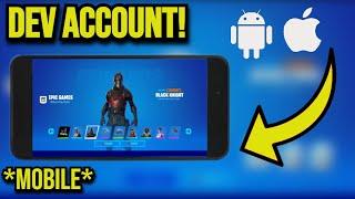 How To Get A DEV ACCOUNT ON MOBILE *Fortnite* 2025 (IOS/ANDRIOD) CHAPTER 6 SEASON 2 *EZFN/NL Hybrid*