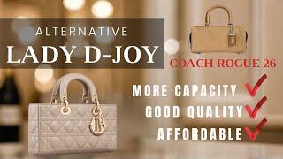 Best Dior Lady D-Joy Dupe is the Coach Rogue 26 Bag