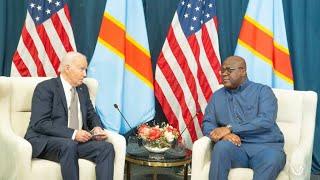 ENFIN PRÉSIDENT FÉLIX TSHISEKEDI EN ANGOLA  , TÊTE AVEC JOE BIDEN  ,MUBALI YA TEMBE