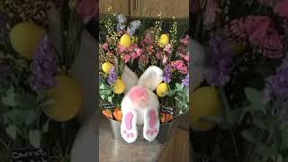 Easter decorations ideas #bunnybaskets