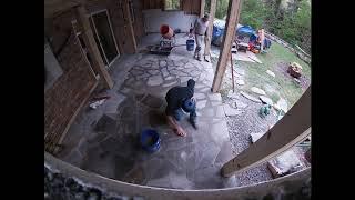 Laying Rock Patio Is Way Harder Than It Looks (Looks Awesome)