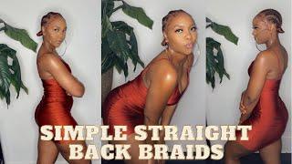 Braiding my own hair  | Dess Dior Inspired Braids | Angel Jean